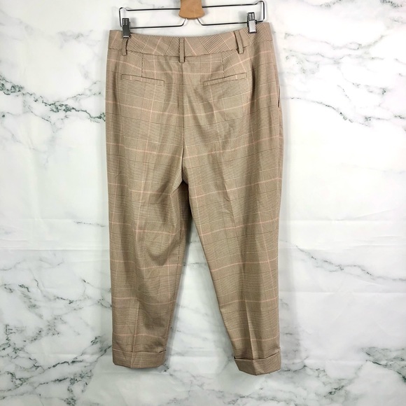 NEW WITH TAGS BANANA REPUBLIC Plaid Ankle Pants - Picture 3 of 3